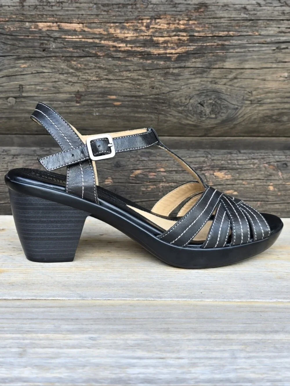 Naturalizer Brunie Y2K Office Siren Revival T-strap N5 Comfort Sandals 8.5M